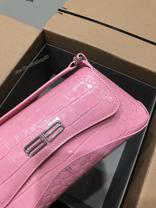 Balenciaga專櫃爆款單肩斜挎女包 巴黎世家小號新款bag翻蓋腋下包 fyj1715